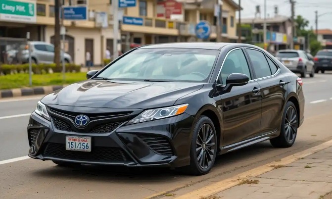 How are you doing? (Black Camry parked by the road side)
